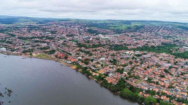 vista aérea de Tucuruí, PA, que teve prefeito cassado e vai realizar eleição suplementar
