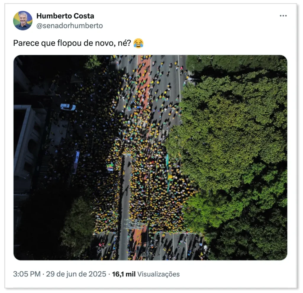 Manifestação bolsonarista reuniu 12,4 mil na Paulista