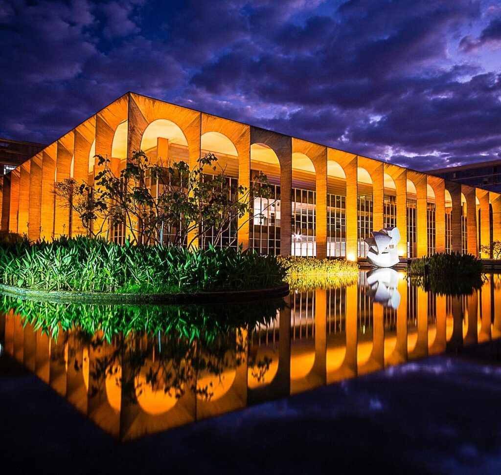 Palácio do Itamaraty, sede do Ministério das relações Exteriores (MRE)