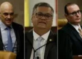 Ministros Flávio Dino e Cristiano Zanin reforçam medidas cautelares contra Bolsonaro e formam maioria.