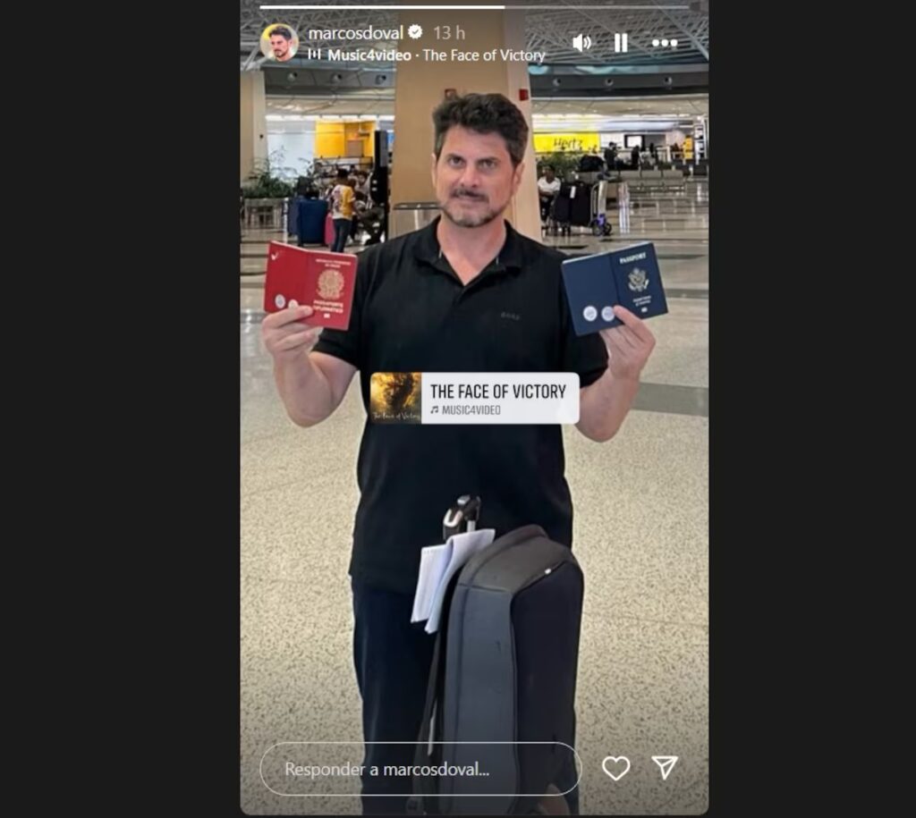 Senador Marcos do Val burla restrição do STF e viaja aos EUA com passaporte diplomático