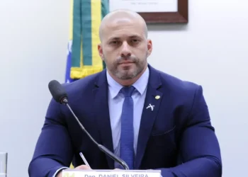 A foto mostra o ex-deputado Daniel Silveira.