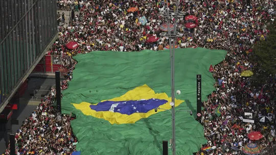 Manifestação na Paulista contra anistia e blindagem