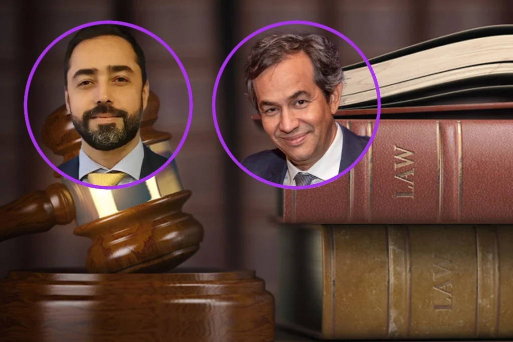 Os advogados João Rolla e Bruno Noura