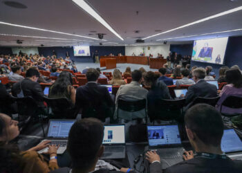 Primeira turma do STF em julgamento que condenou Jair Bolsonaro a 27 anos de prisao