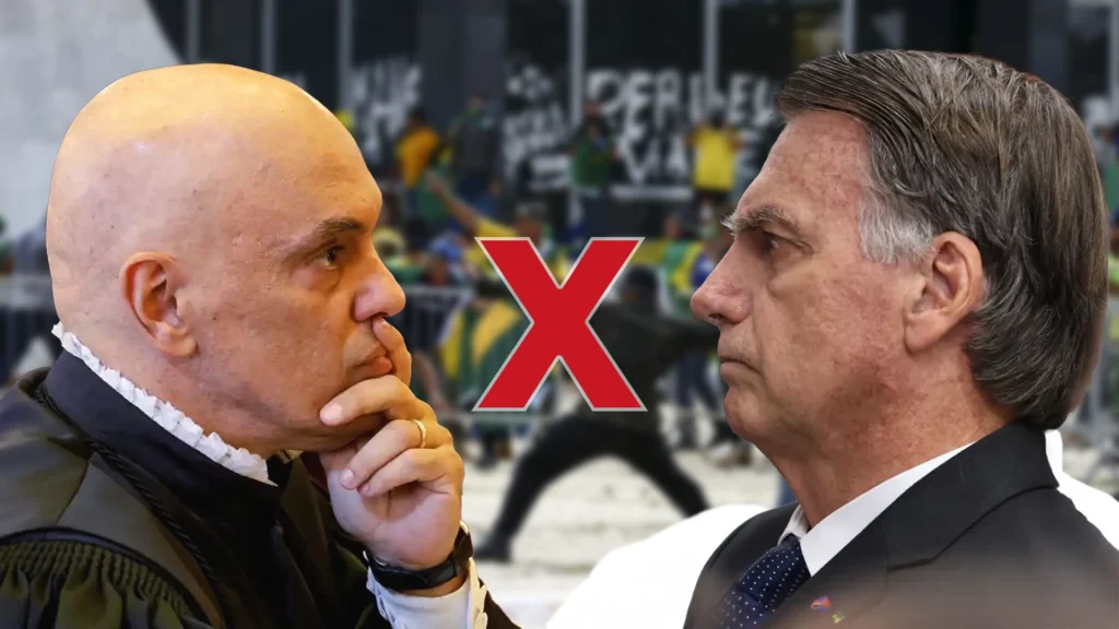 Alexandre de Moraes X Jair bolsonaro