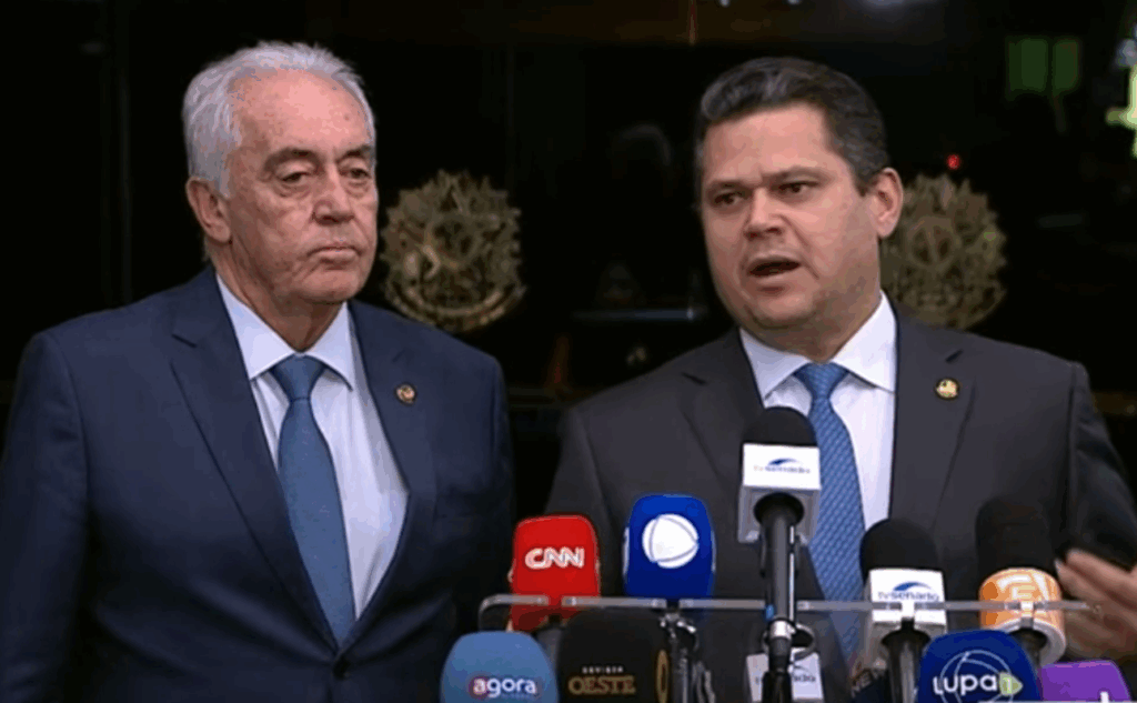 Davi Alcolumbre e Otto Alencar