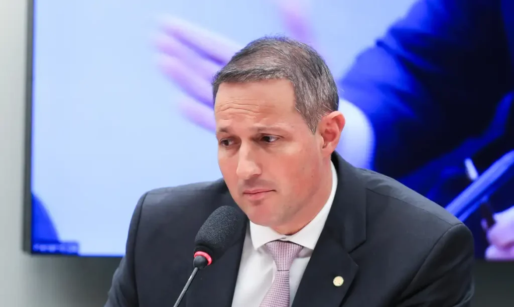 O deputado e Secretário de Segurança Pública de São Paulo, Guilherme Derrite