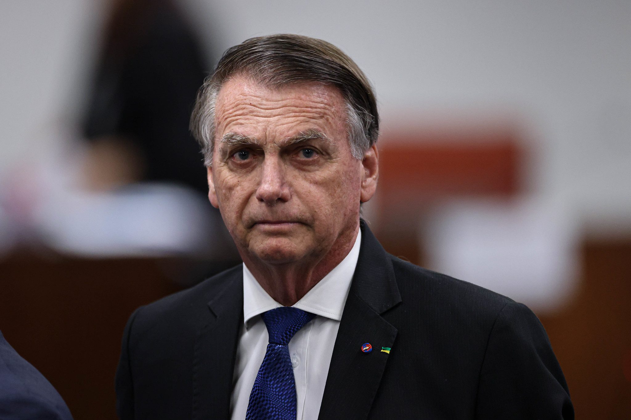 Ex-presidente Jair Bolsonaro, cujos advogados apresentaram um pedido recentemente ao STM