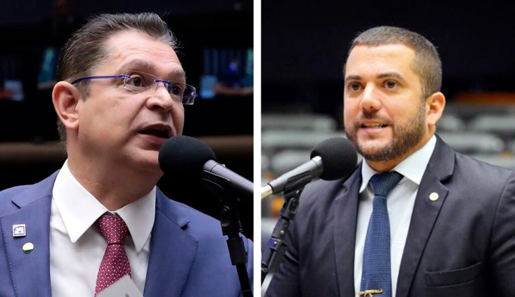 deputados federais Sóstenes Cavalcante e Carlos Jordy