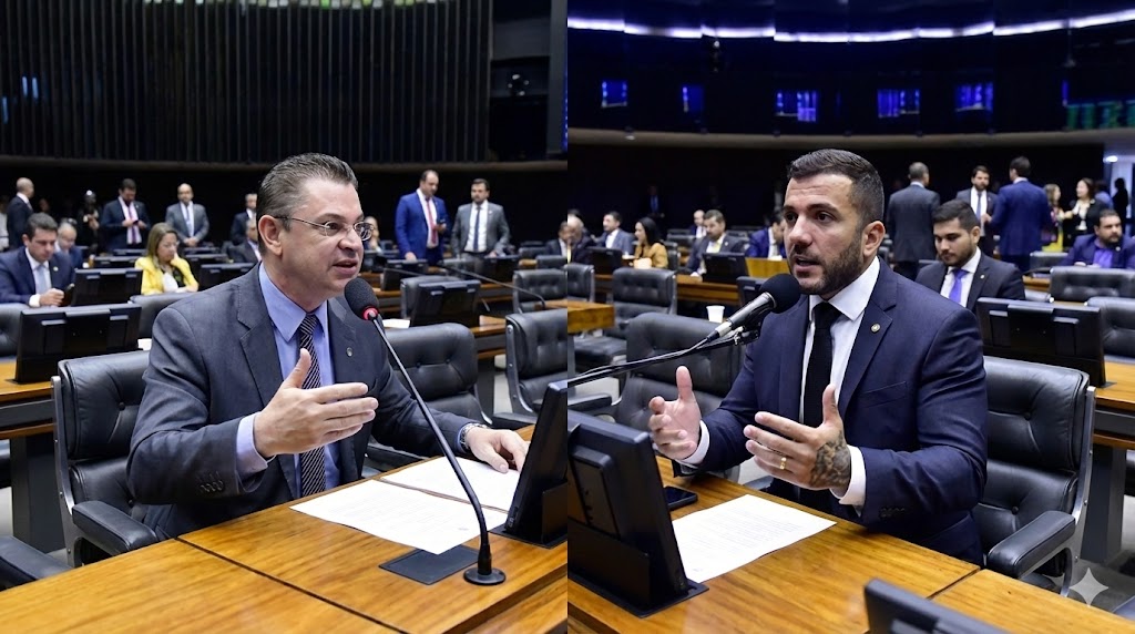 OP deputados Sóstenes Cavalcante e Carlos Jordy, alvos de operação da Polícia Federal por suspeita de desvio de recursos de cota parlamentar