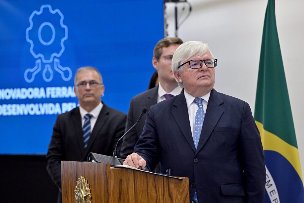 Ministro Herman Benjamin, durante apesentação de balanço do STJ