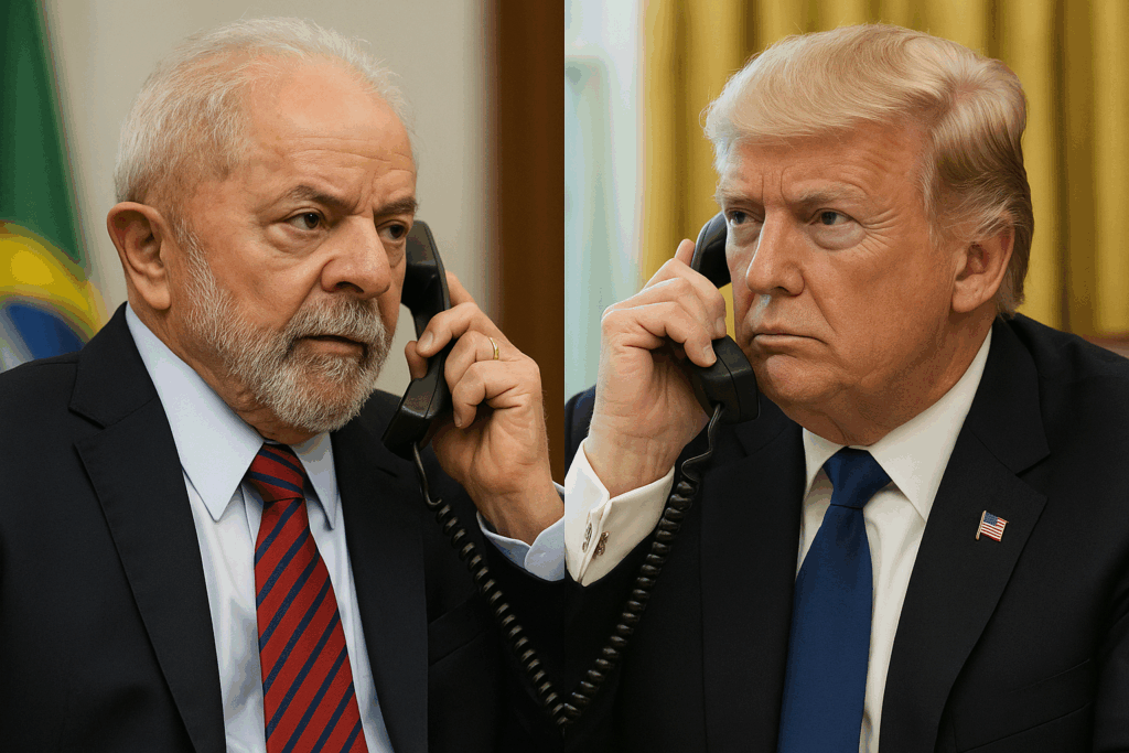 Luil fala com Trump ao telefone
