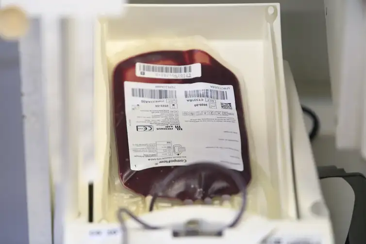 saquinho de coleta de sangue em hospitais