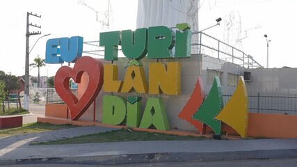 Fachada da entrada do município de Turilândia, no MA