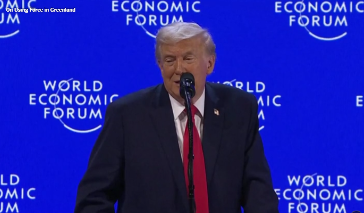 Donald Trump discursa em Davos