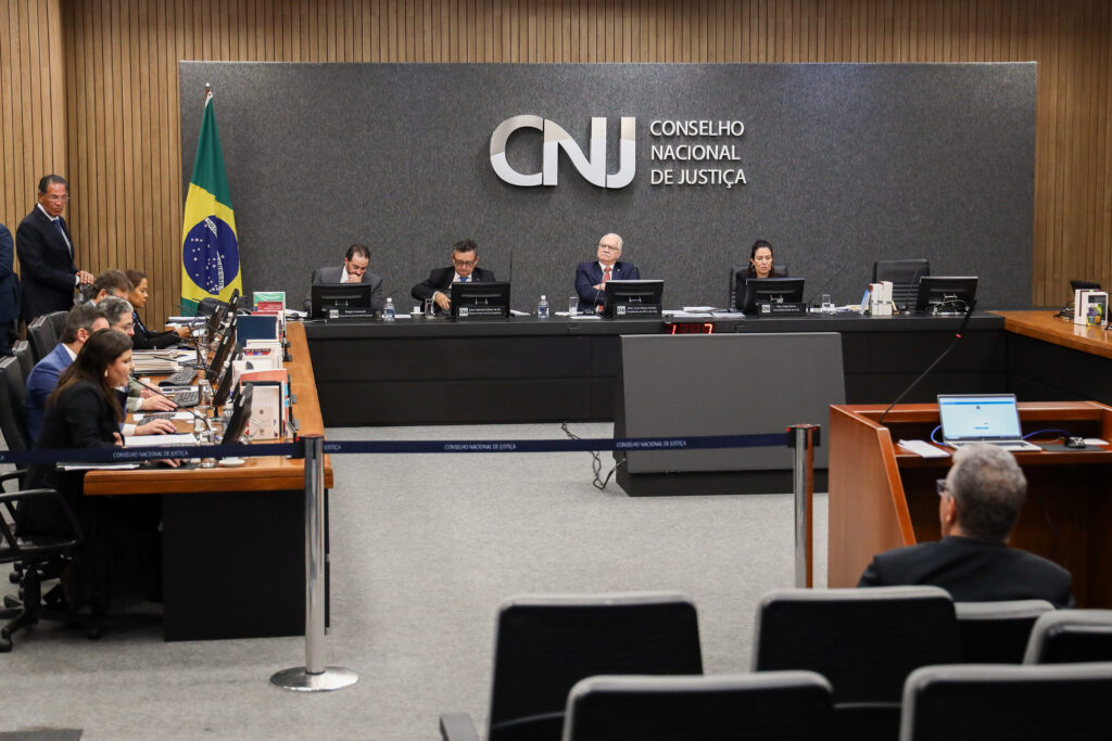 Plenário do CNJ durante sessão ordinária no dia 03/03/2026