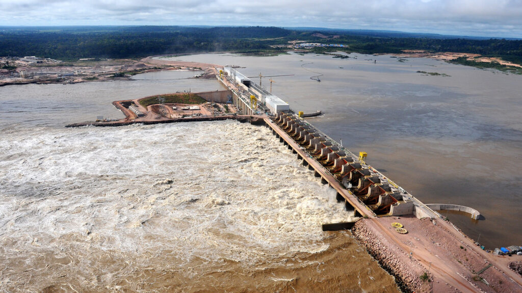 Usina hidrelétrica de Jirau, no Rio Madeira