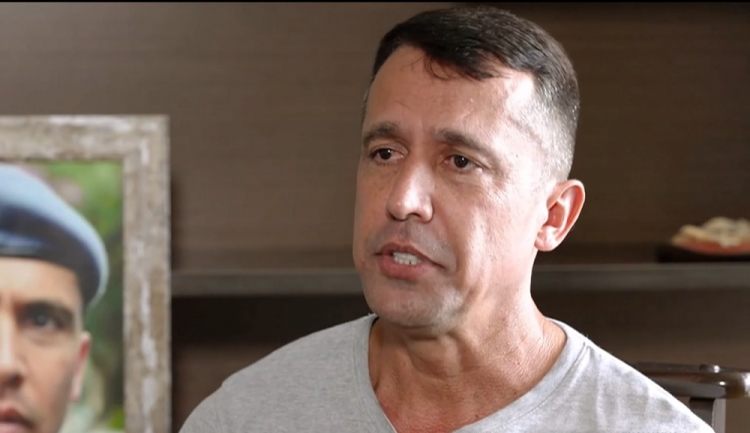 Tenente-coronel Geraldo Rosa Neto, da PM de SP, acusado de ter matado a esposa.