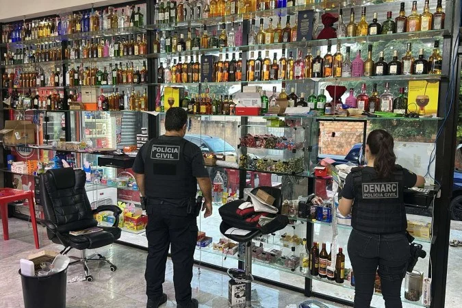 Policiais atuando em Brasília na 2ª fase da Operçaão Monopólio.