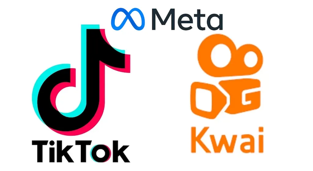 logo do tik tok meta kwai