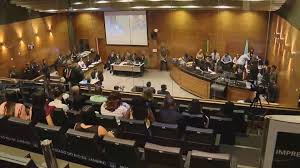 sala de julgamento do TJRJ sobre o caso Henry Borel