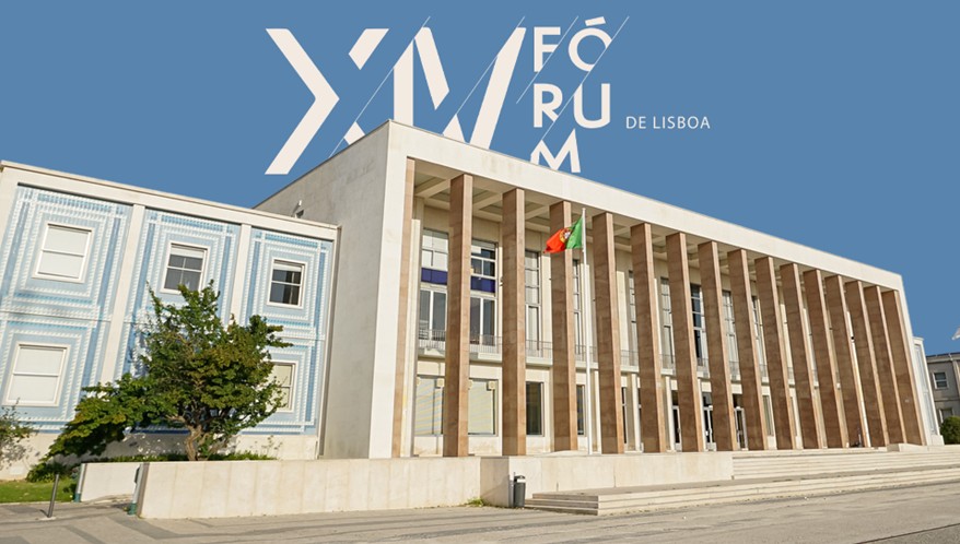 logomarca do XIV Fórum de Lisboa