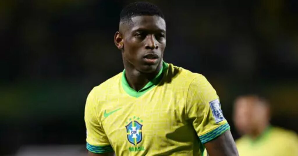 Jogador Luiz Henrique, da seleção brasileira