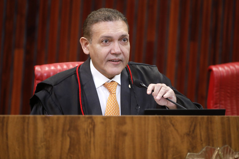 Presidente do TSE, ministro Kassio Nunes Marques, durante sessão