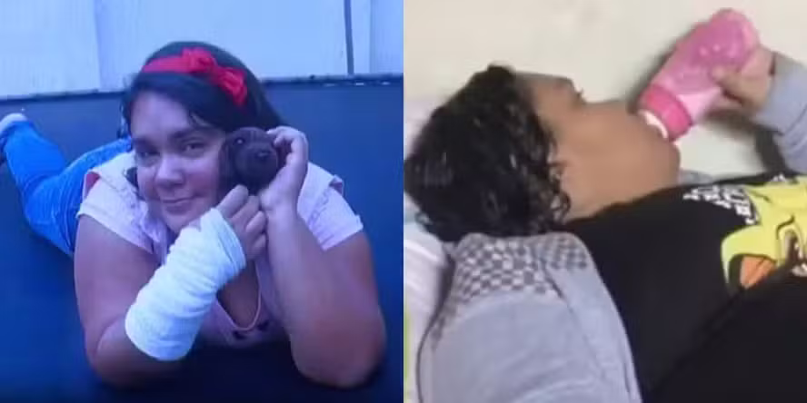 Amanda Maria Souza de Oliveira, mulher que se passou por pré-adolescente de 11 anos, ré na Justiça