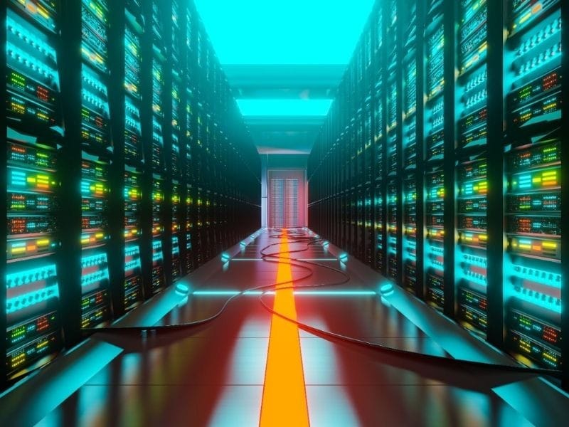 Ambiente interno de um provedor de internet