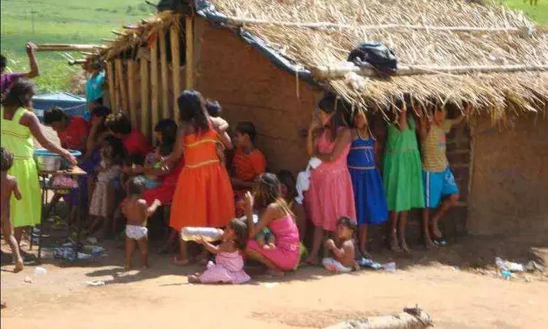 Indígenas Maxakali, que vivem em Minas Gerais