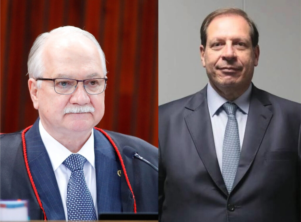 Presidente do STF e do CNJ, ministro Edson Fachin e presidente do STJ, ministro Luis Felipe Salomão