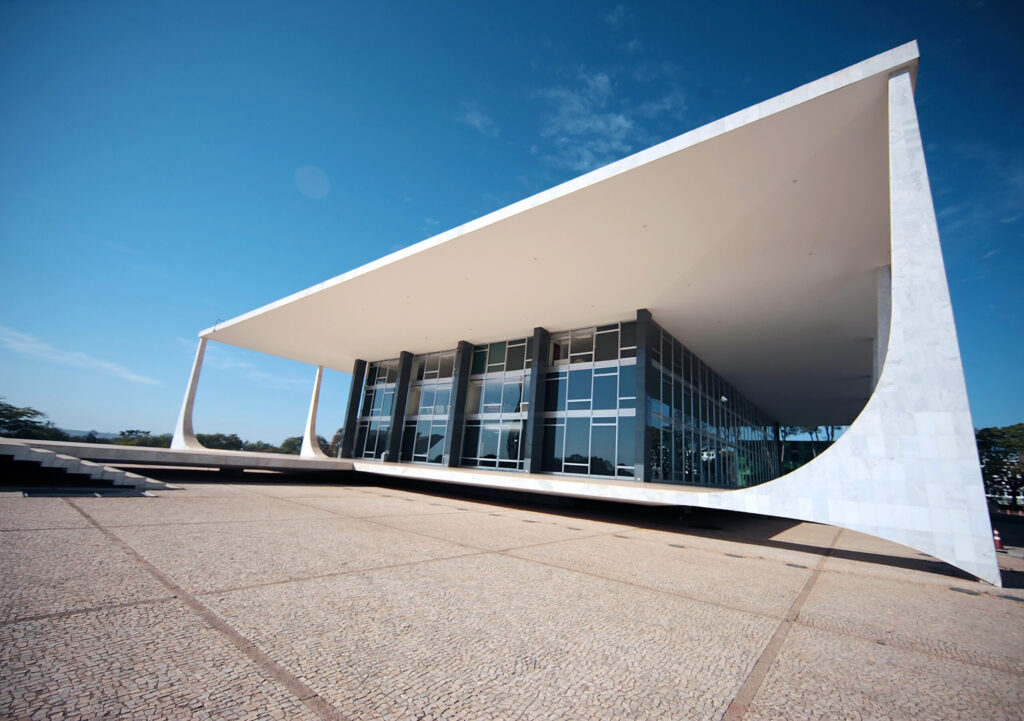 Fachada do Edifício-sede do Supremo Tribunal Federal (STF)
