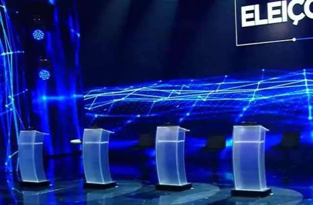 Espaço para realização de debates vazio