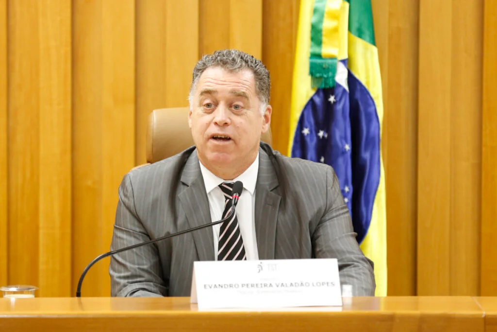 Ministro Evandro Valadão, durante sessão do TST